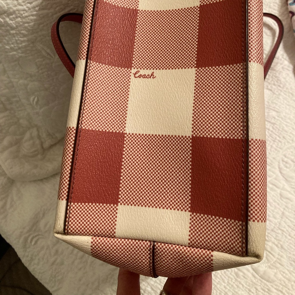 *** SOLD SOLD SOLD ***NWOT-COACH GINGHAM TOTE- signature - Picture 11 of 16